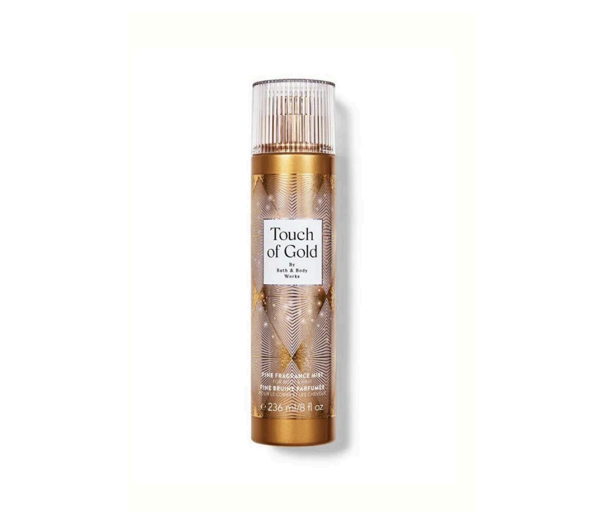 Touch on gold splash