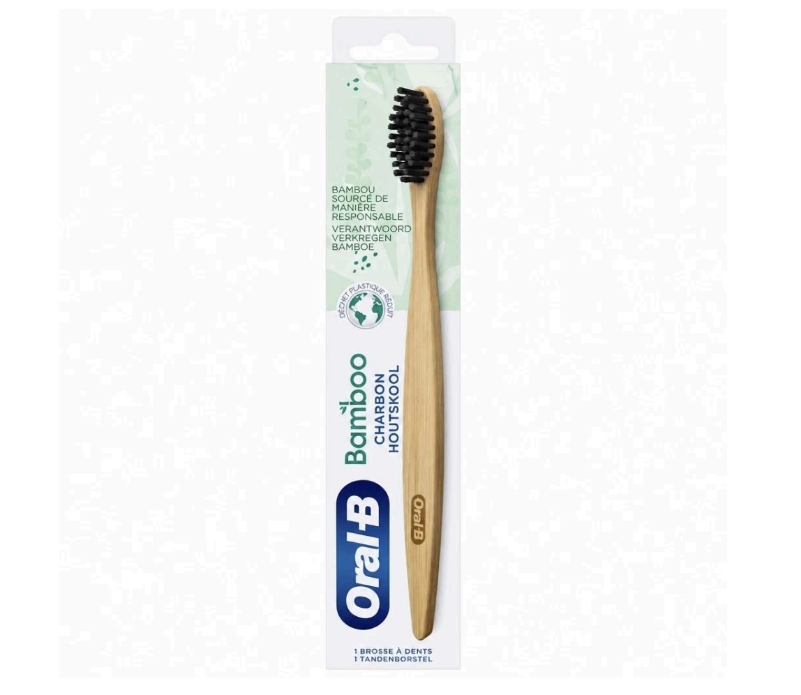 فرشاة أسنان Oral-B Bamboo Charcoal