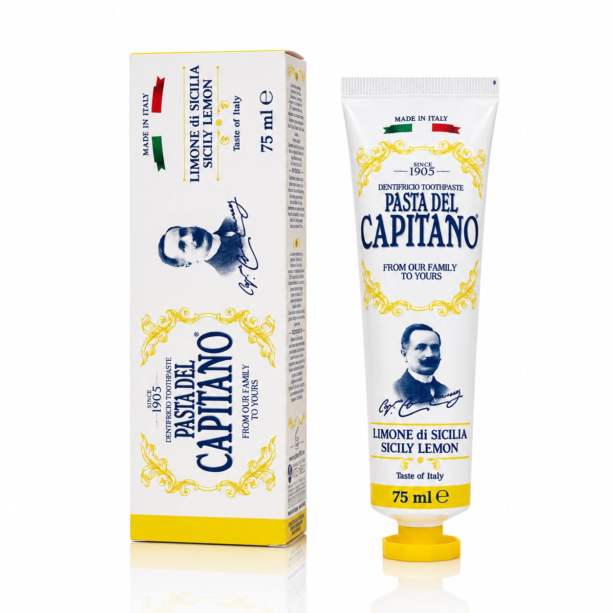 معجون أسنان باستا ديل كابيتانو بليمون صقلية (Pasta del Capitano Sicily Lemon)