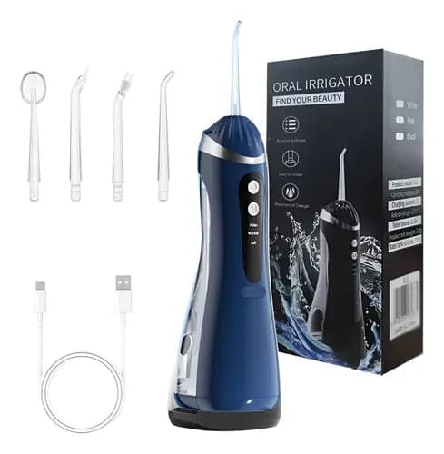 جهاز تنظيف الأسنان بالماء المحمول (Oral Irrigator / Water Flosser) 