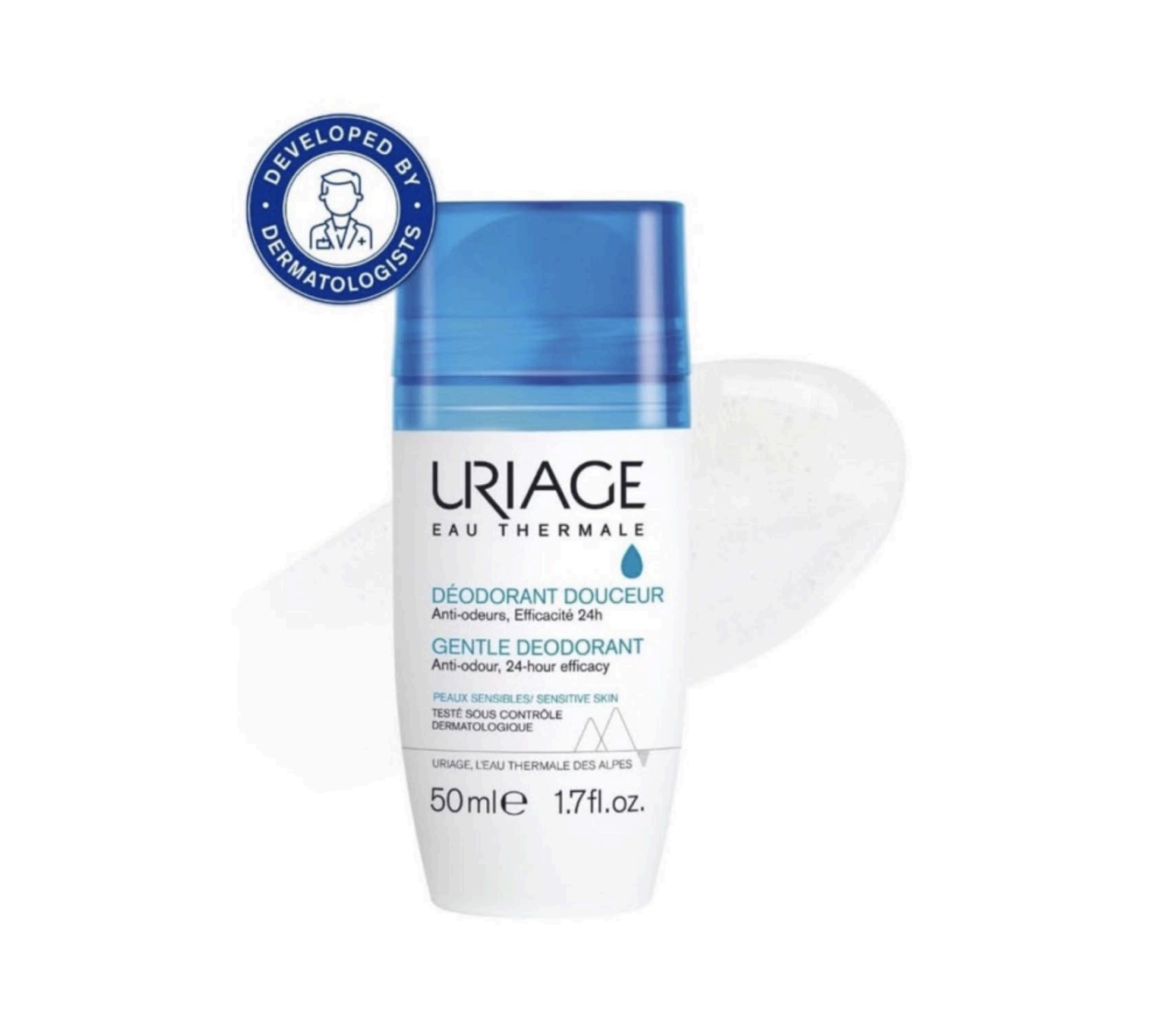 مزيل عرق يورياج  (Uriage Gentle Deodorant Roll-On) بحجم 50 مل