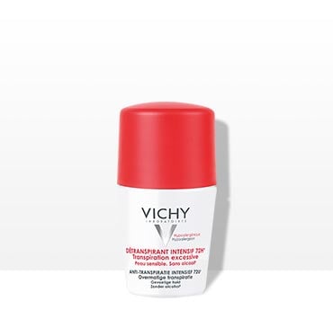 مزيل العرق المضاد للتعرق فيشي 72 ساعة ستريس ريزيست (Vichy Stress Resist Anti-Perspirant 72H Roll-On)