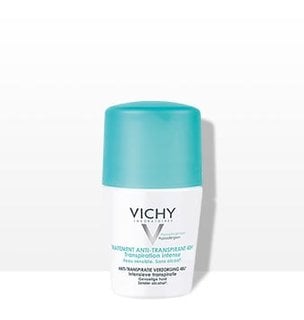 مزيل العرق العلاجي المضاد للتعرق من فيشي (Vichy 48h Intensive Anti-Perspirant Treatment Roll-On)