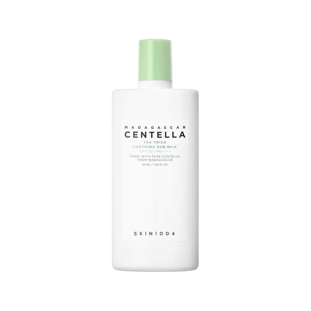 واقي شمس شجرة الشاي مدغشقر - 50مل | SKIN1004 madagascar centella tea-trica soothing sun milk spf50+ pa++++
