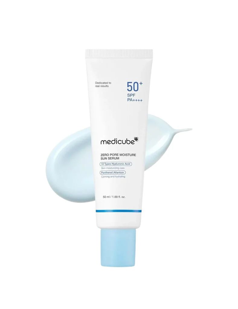 MEDICUBE Zero Pore Moisture Sun Serum spf 50+ 50ml سيروم واقي من الشمس للبشرة من ميديكيوب