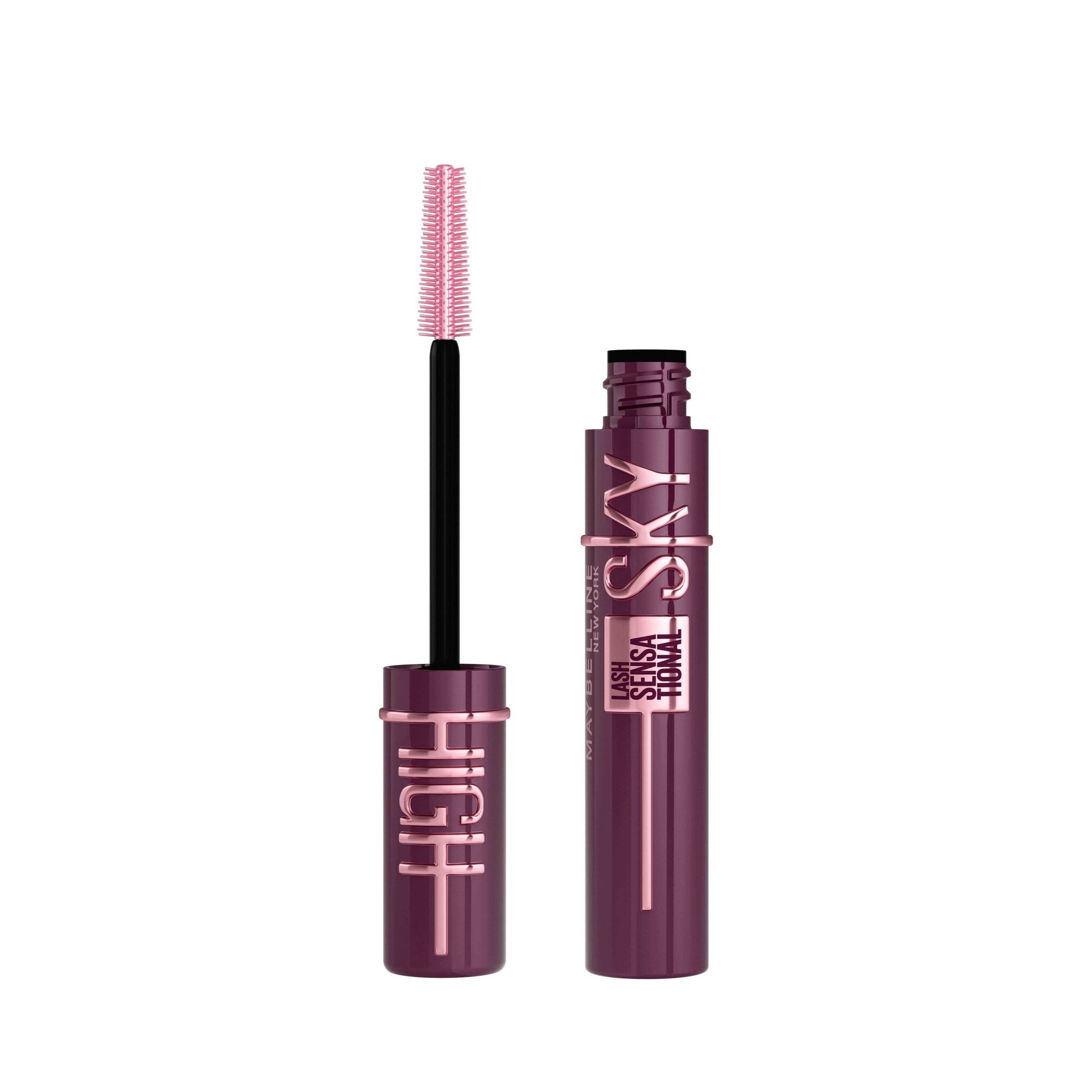 MAYBELLINE Sky High® Washable Lengthening & Volumizing Mascara - Burgundy Haze ميبلين مسكارا لتكثيف وتطويل الرموش