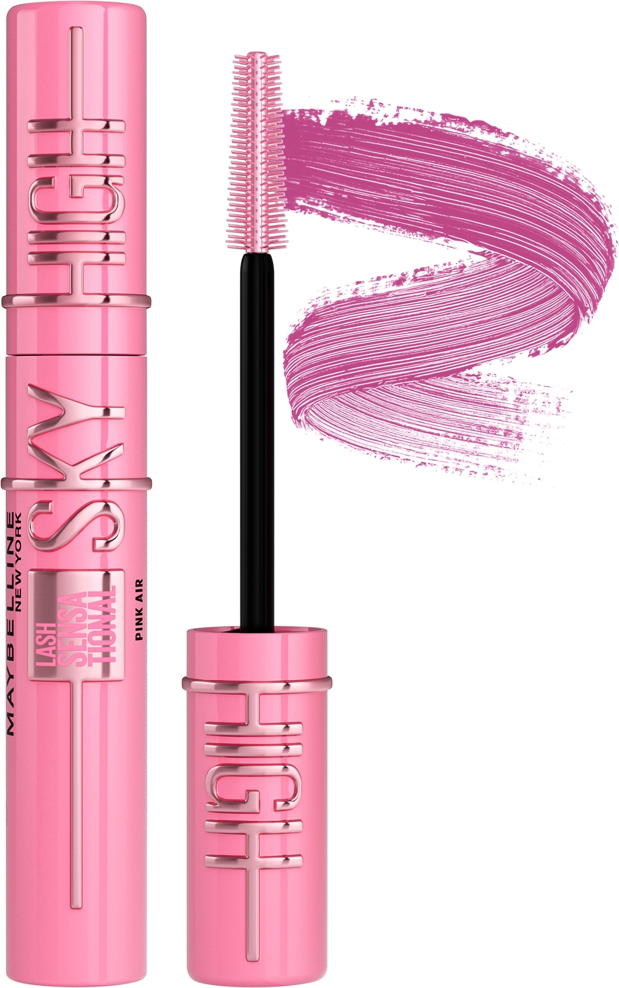 ميبلين- ماسكارا سكاي هاي لاش سينسيشونال - بينك maybelline sky hight mascara pink air