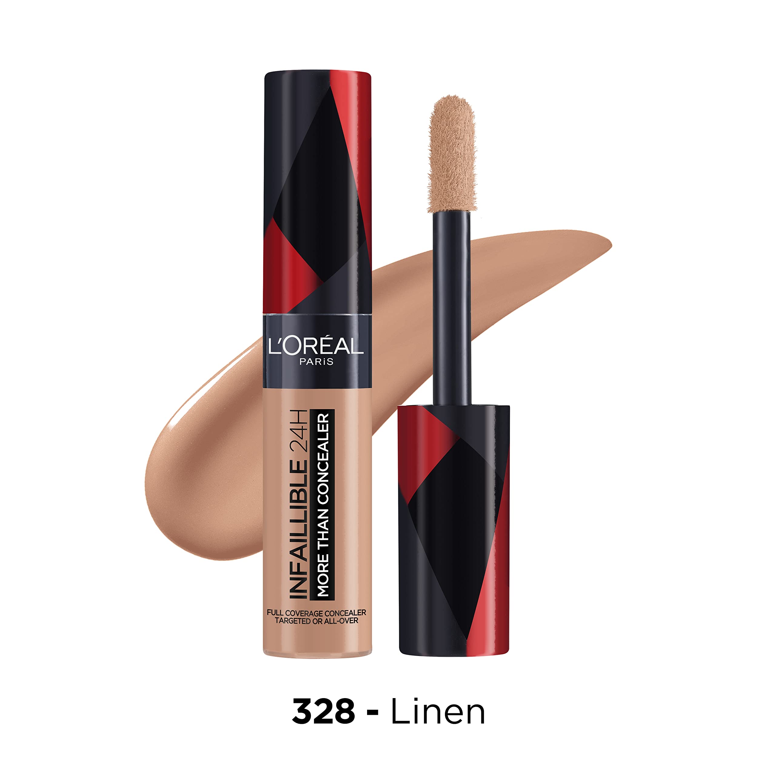 كونسيلر لوريال باريس إنفاليبل فول وير (L'Oréal Paris Infallible Full Wear Concealer) بدرجة 328