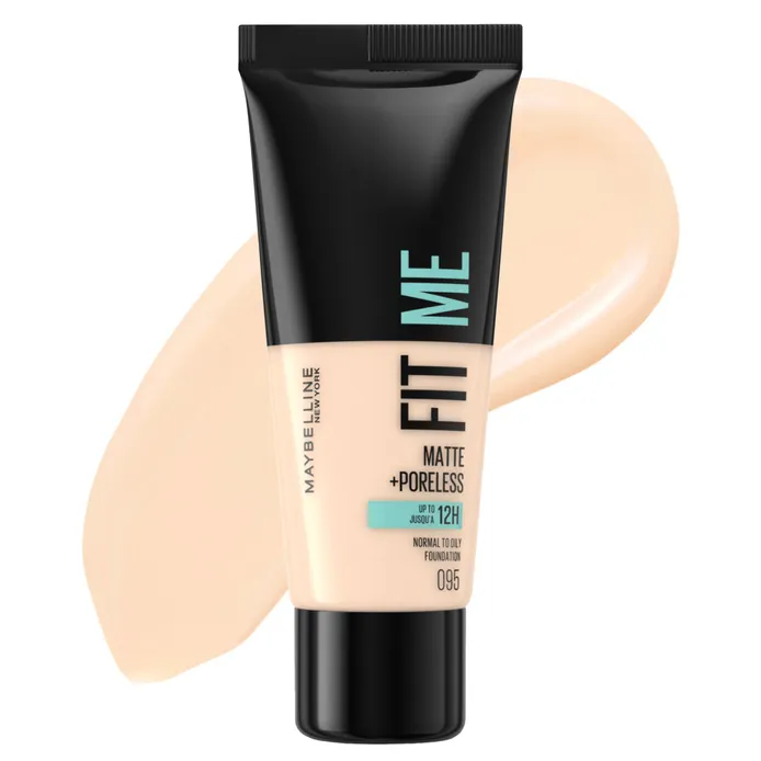 فاونديشن فت مي مايبلين درجة 115 | Maybelline fit me matte + poreless normal to oily foundation 95