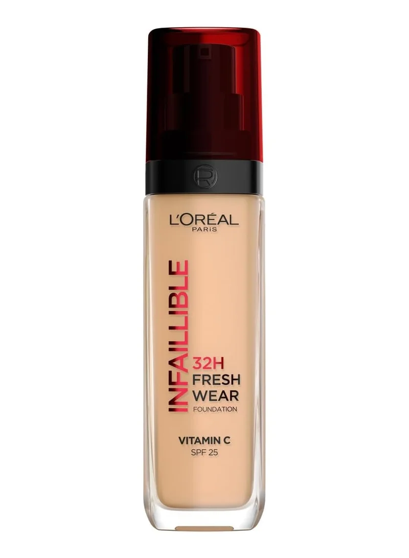 LOREAL PARIS Infaillible 32HR Fresh Wear Foundation 30ml لوريال أنفلبل فونديشن بدرجة 125