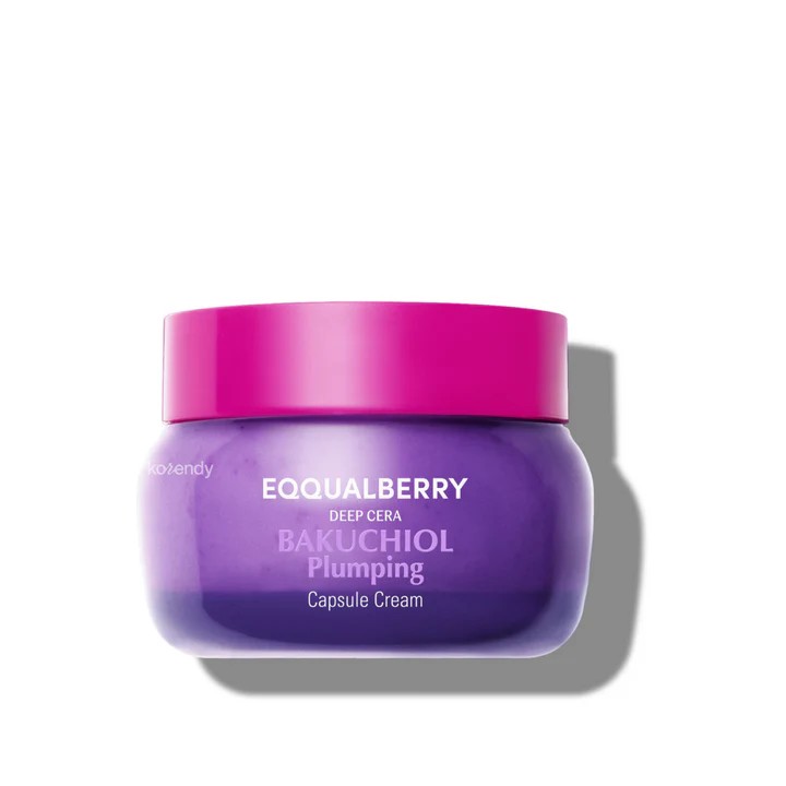 EQQUALBERRY DEEP CERA BAKUCHIOL PLUMPING CAPSULE CREAM 50ml ايكوال بيري كريم لشد البشرة