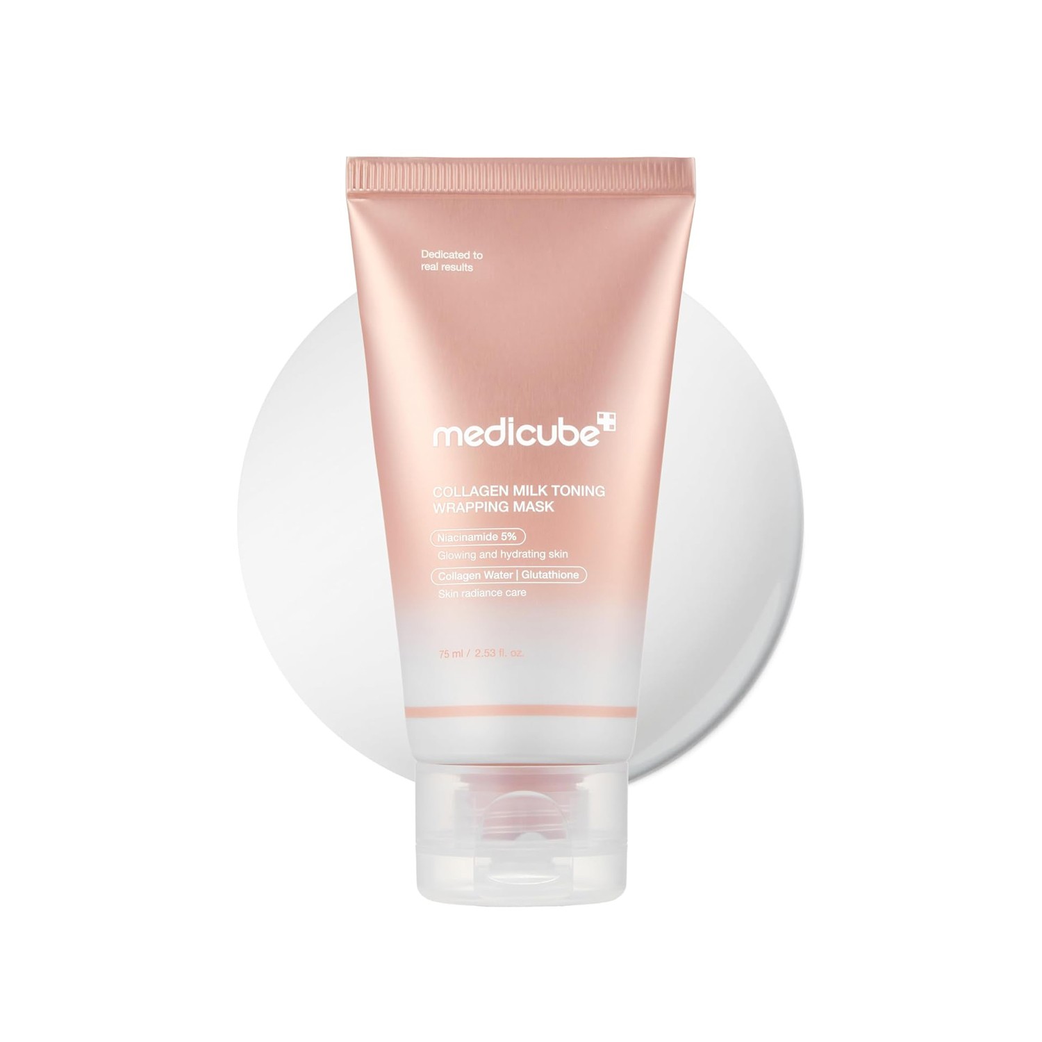 MEDICUBE Collagen Milk Toning Wrapping Mask 75ml قناع الكولاجين بالحليب لشد البشرة من ميديكيوب