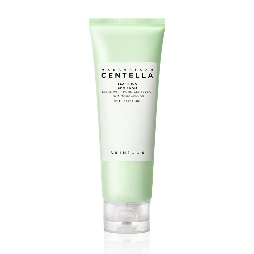 SKIN1004 MADAGASCAR CENTELLA Tea Trica BHA Foam,125ml غسول فوم مقشر للبشرة