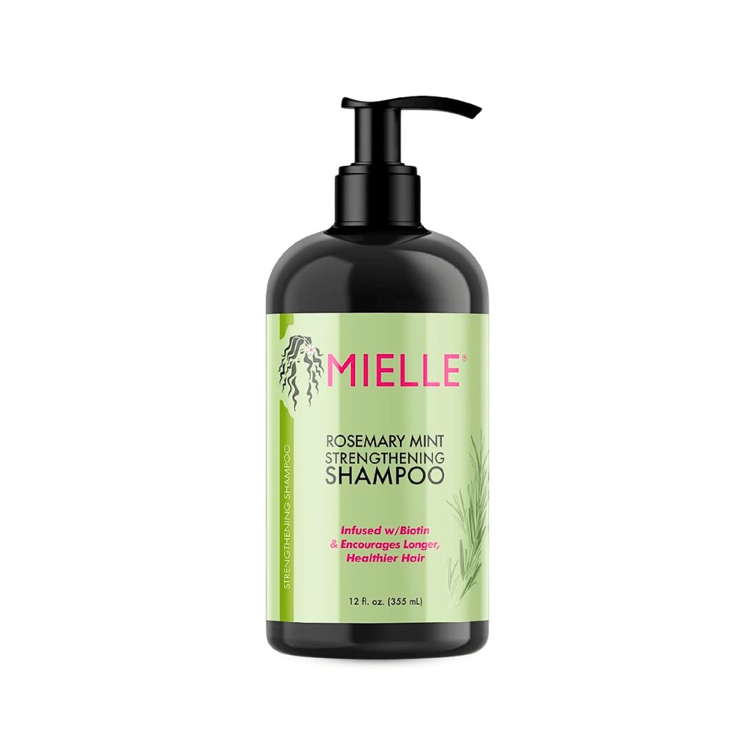 MIELLE Organics Rosemary Mint Strengthening Shampoo ،355ml ميلي شامبو التقوية بأكليل الجبل و النعناع