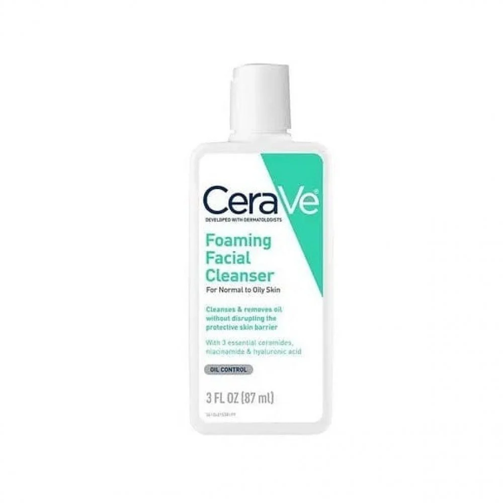 Cerave Foaming facial cleanser for normal oily skin 87 ml سيرافي غسول للبشرة العادية والدهنية