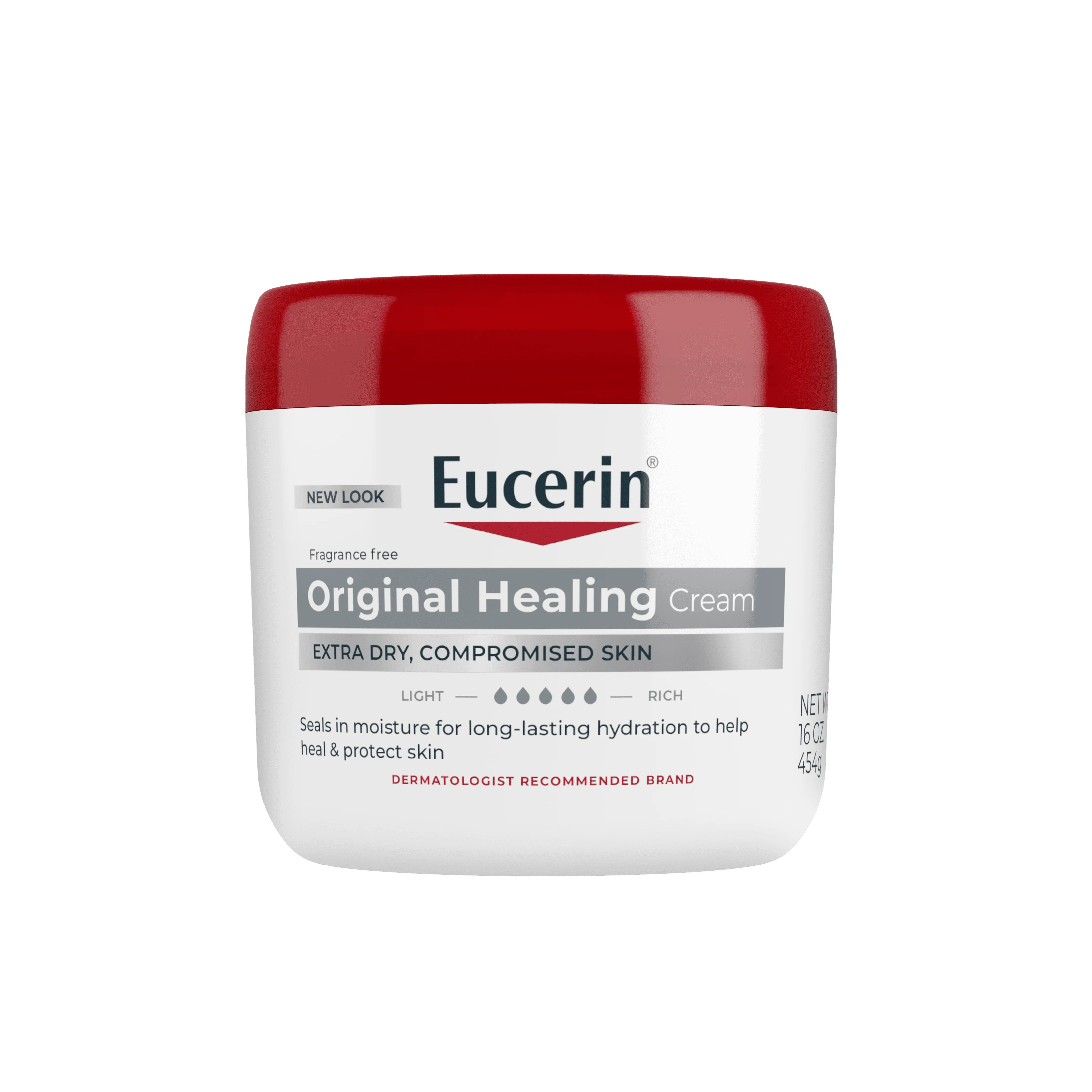 Eucerin Original Healing Cream,454g يوسرين كريم ترطيب الجسم للبشرة الجافة