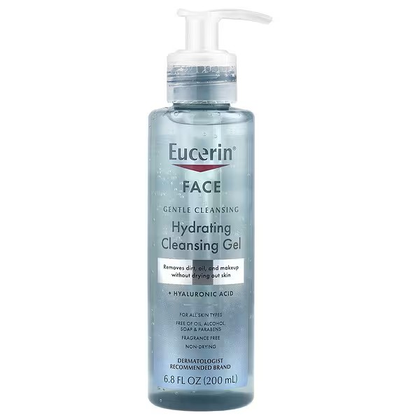 EUCERIN Face Gentle Cleansing Hydrating Cleansing Gel 200ml جل منظف ومرطب للوجه من يوسيرين
