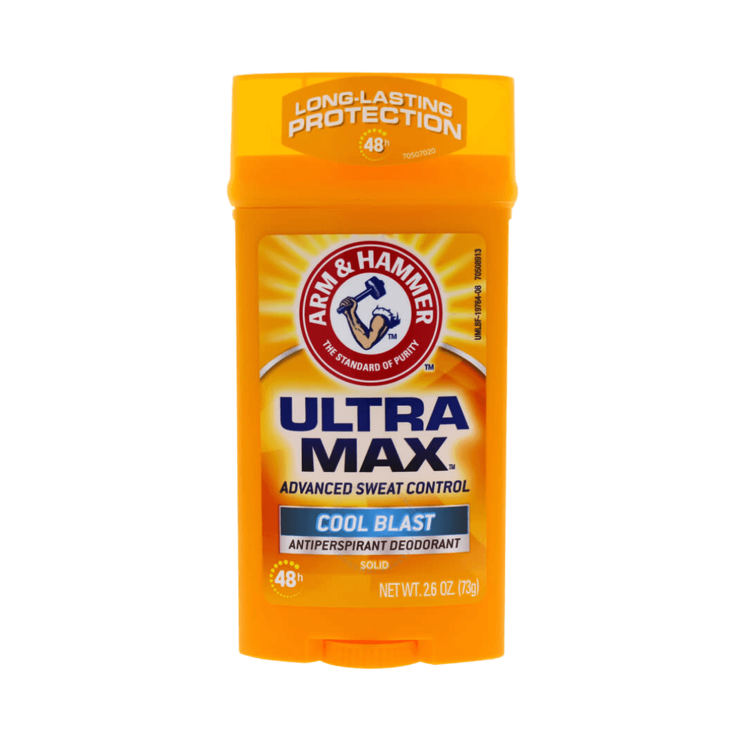 ARM & HAMMER UltraMax Cool Blast Antiperspirant and Deodorant Stick - 73g |ارم اند هامر مزيل تعرق - 73 غرام