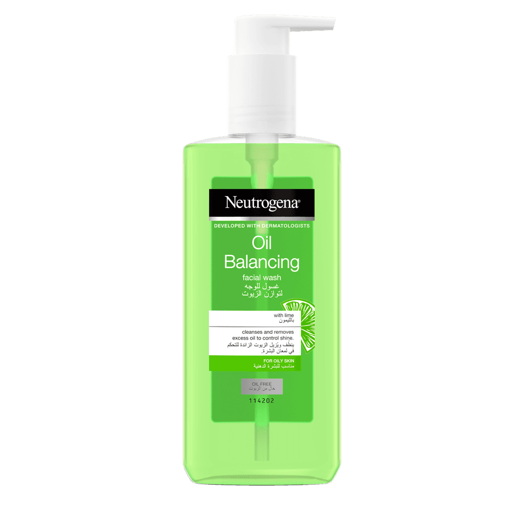 Neutrogena Oil Balancing Facial Wash with Lime - 150ml | نيتروجينا غسول للوجه للبشرة الدهنية - 150 مل 