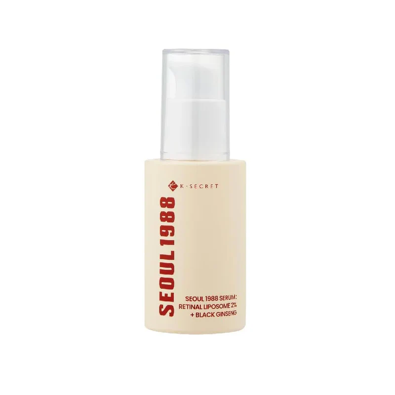 K-SECRET SEOUL 1988 Serum : Retinal Liposome 2% + Black Ginseng سيروم معالج و مُنعّم للبشرة كي سيكرت