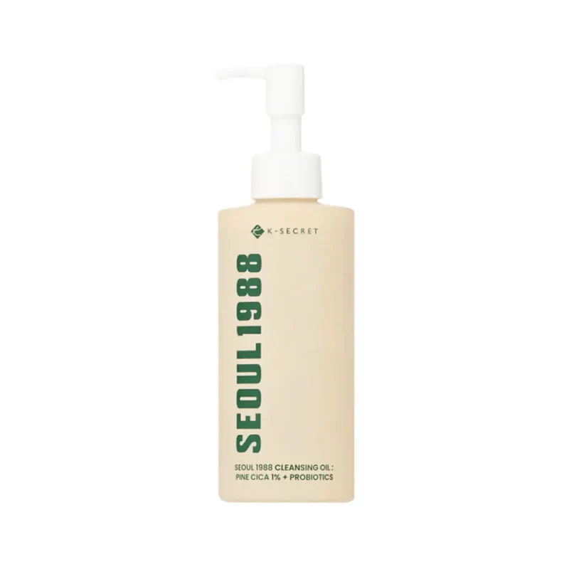 K-SECRET Seoul 1988 Cleansing Oil: Pine Cica 1% + Probiotics 200ml كي سيكرت غسول زيتي صنوبر سيكا 1% + بروبيوتيك