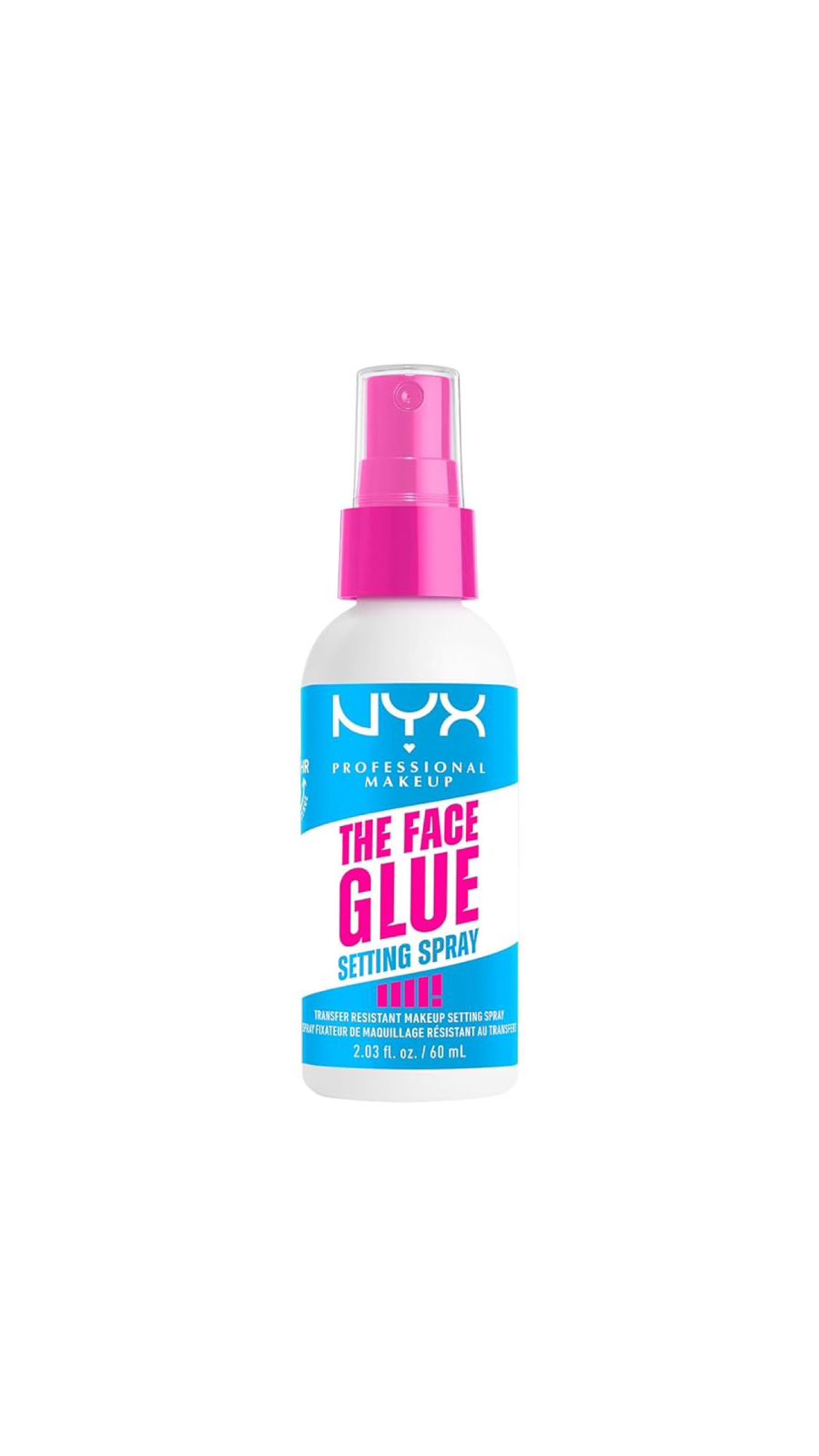 NYX PROFESSIONAL MAKEUP THE FACE GLUE SETTING SPRAY 60ml سبراي مثبت للمكياج من ان واي اكس