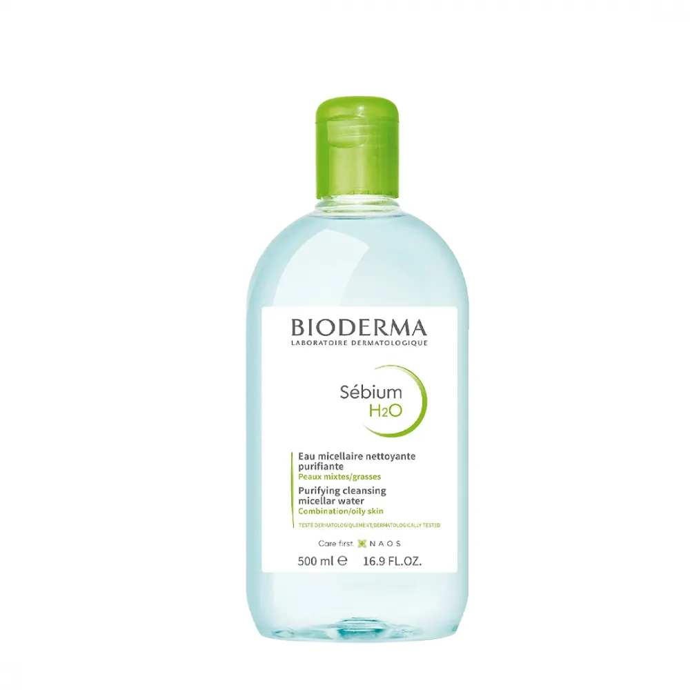 مسيلار بايوديرما للبشرة الدهنية - 500مل | Bioderma Sebium H2O Solution Micellaire Nettoyante Purifiante