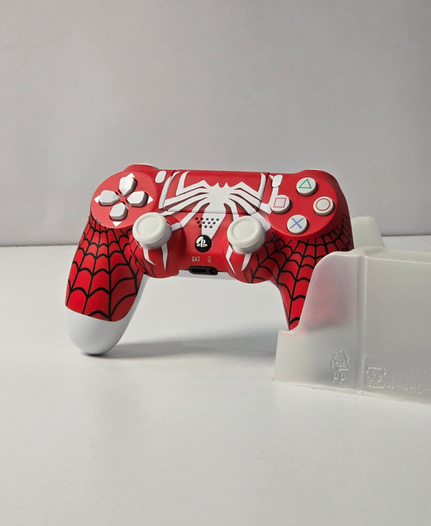 يد تحكم لاسلكية PS4 DualShock 4 ستايل سبايدر مان