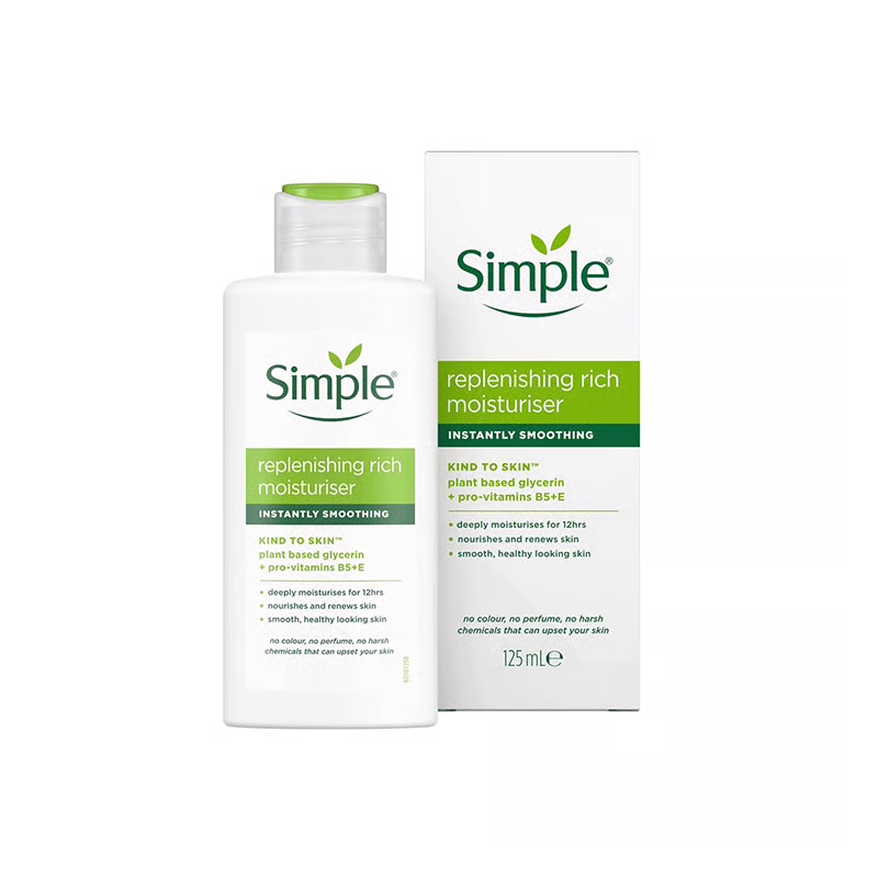 simple Kind to Skin Replenishing rich Moisturiser 125 ml سمبل مرطب للبشرة