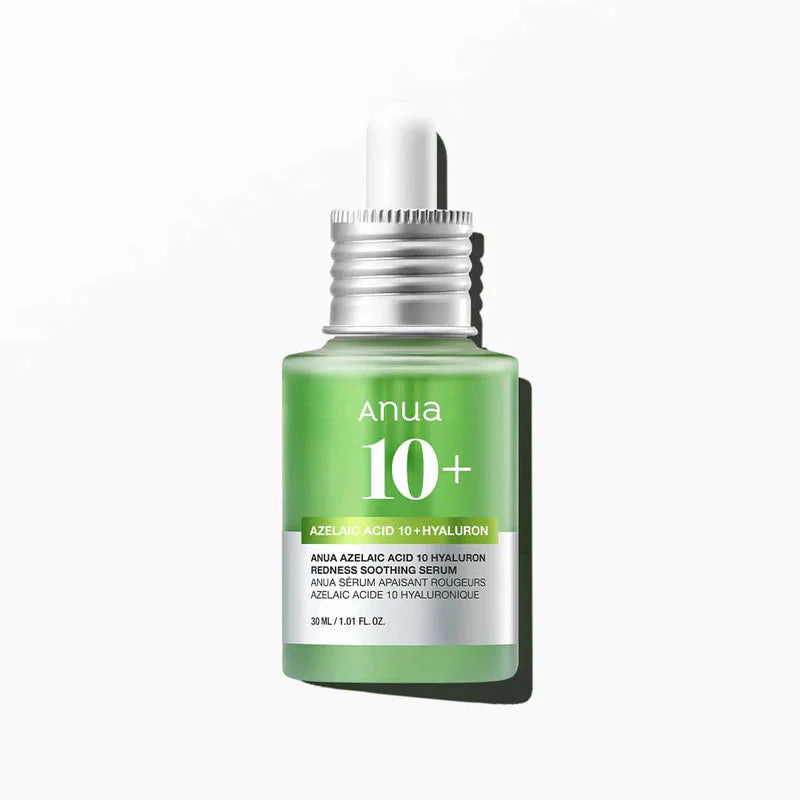 ANUA AZELAIC ACID 10 HYALURON REDNESS SOOTHING SERUM 30ML أنوا سيروم الآزليك اسيد المهدئ للبشرة