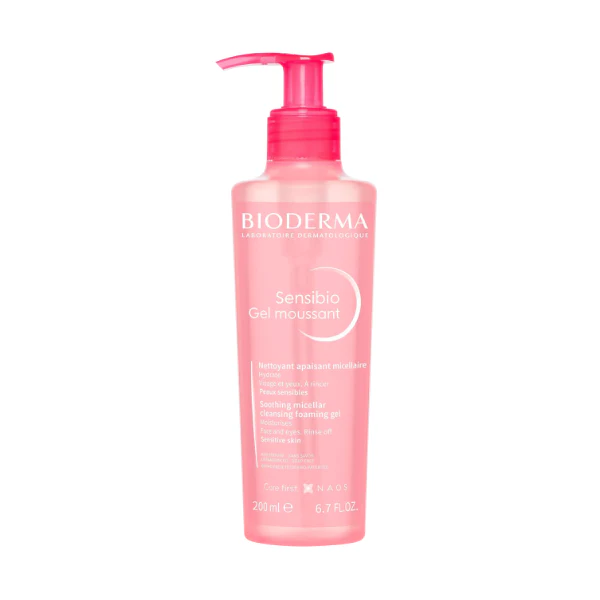 BIODERMA soothing micellar cleansing sensitive skin 200 ml بايو ديرما غسول ميسيلار مرطب للبشرة الحساسة
