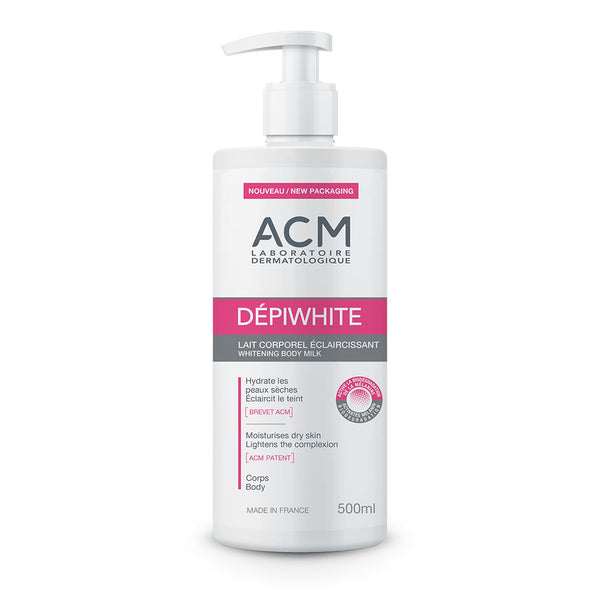 بحجم 500 مل من حليب الجسم المرطب والمفتح ACM Dépiwhite Whitening Body Milk