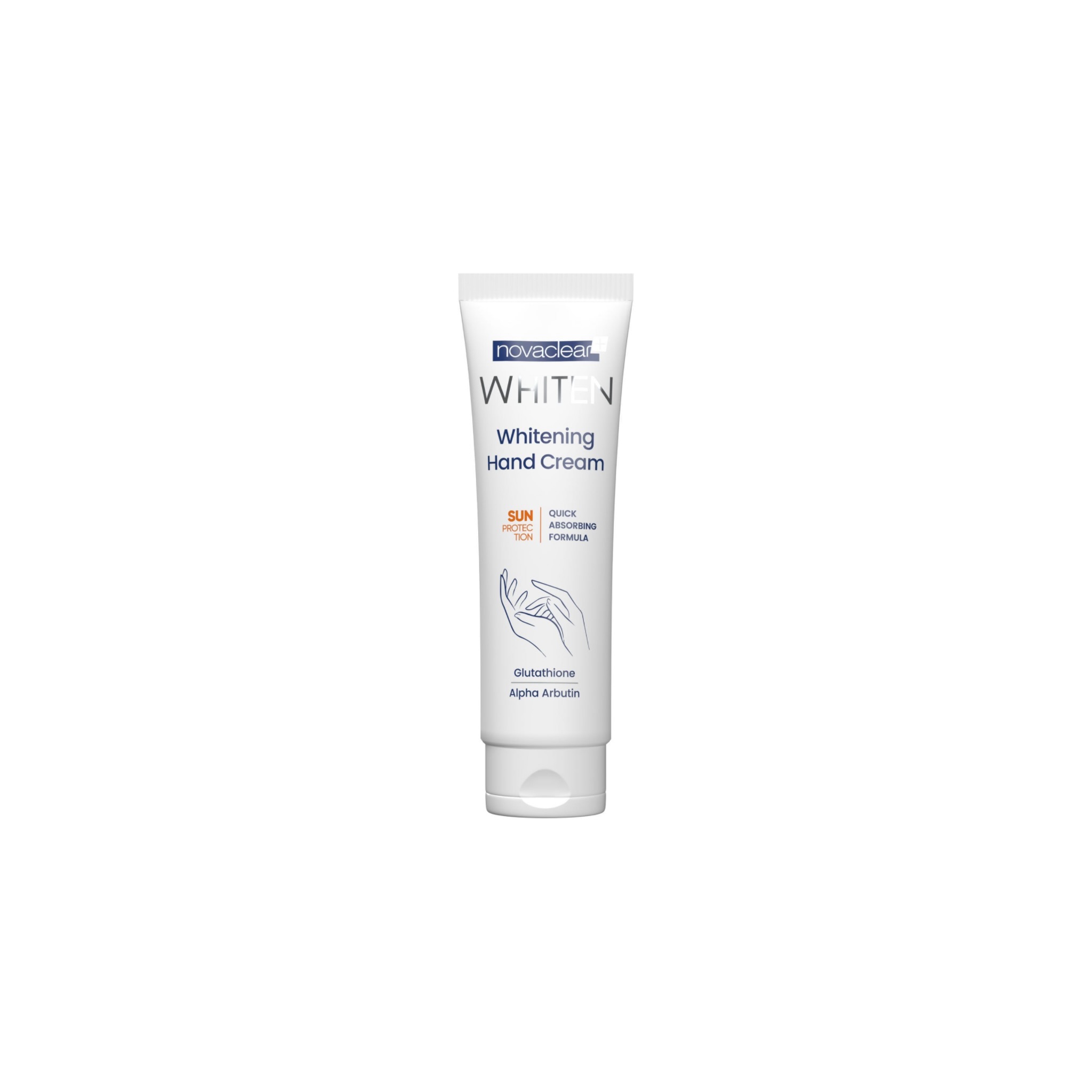 نوفاكلير مرطب مفتح لليدين مع واقي شمسي 50 مل   Novaclear whitening hand cream with spf