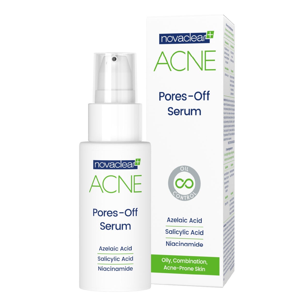 نوفاكلير سيروم علاج لحب الشباب و المسام 30 مل. Novaclear serum for acne and pores
