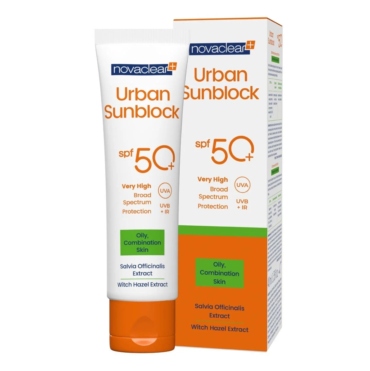 Novaclear sunscreen for oily and combination skin spf 50 /40 ml نوفاكلير واقي شمس البشرة الدهنية و المختلطة