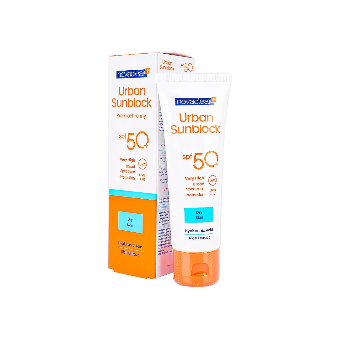 Novaclear hydrating sunscreen for dry skin 40ml نوفاكلير واقي شمسي للبشرة الجافة spf 50