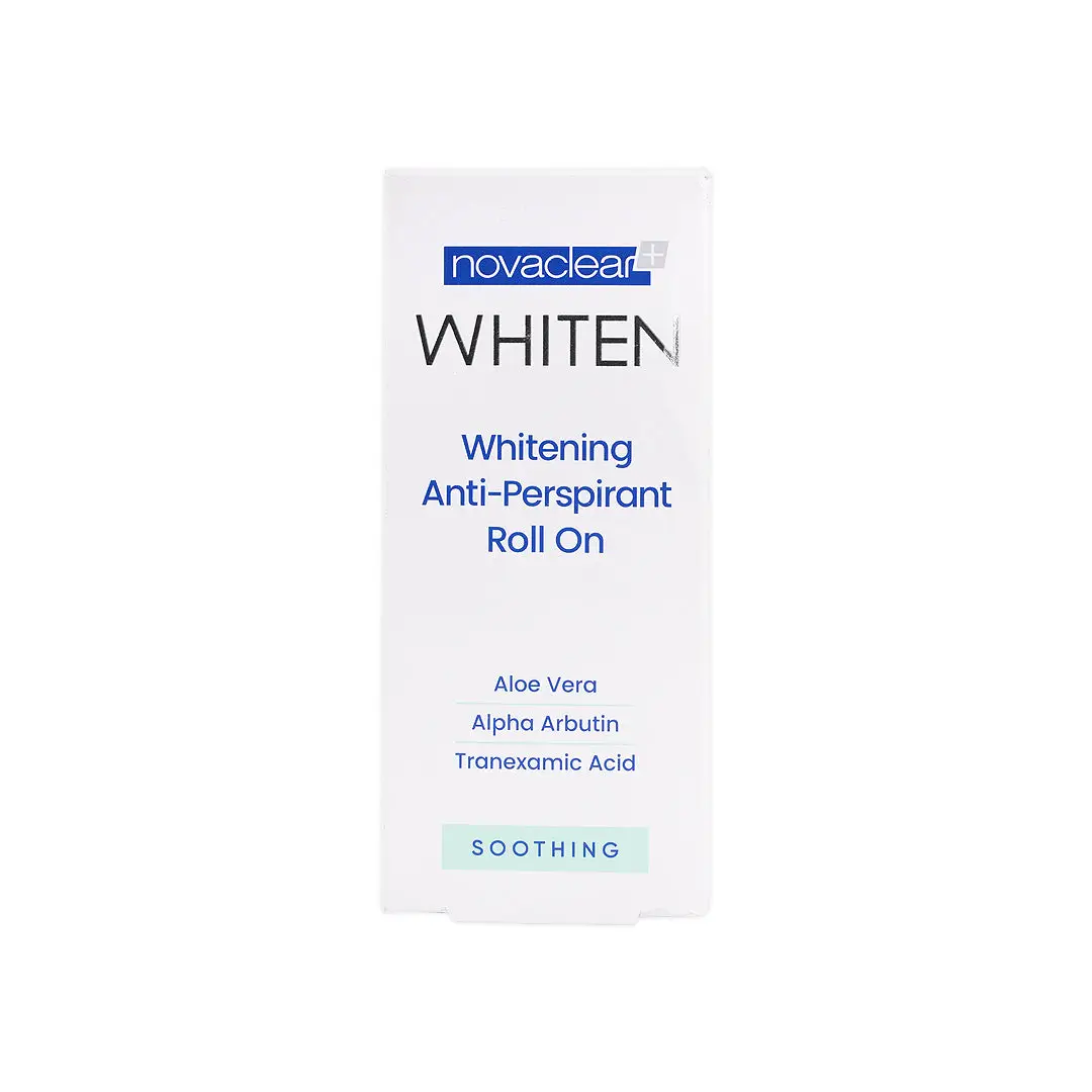 نوفاكلير مضاد تعرق و مبيض للابطين رول 50 مل Novaclear whitening anti perspirant roll on