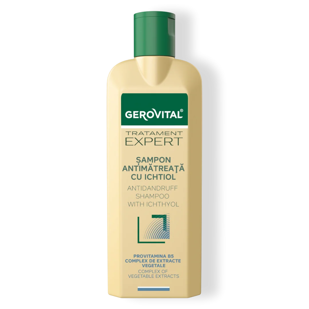 Gerovital Hair Expert - Anti Dandruff Shampoo with Ichtyol 250 ml جيروفيتال شامبو مضاد للقشرة