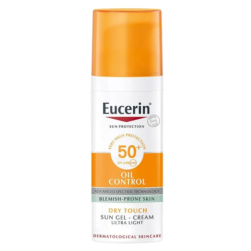 جل كريم الحماية من الشمس للبشرة الدهنية Eucerin Sun Gel-Cream Oil Control SPF 50+