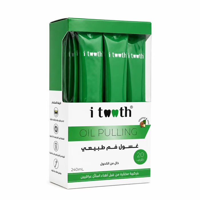 غسول فم طبيعي من i tooth 🥥