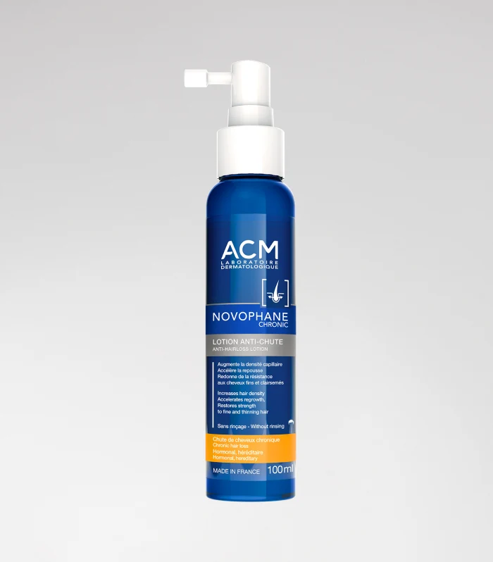 نوفوفان بخاخ تساقط الشعر المزمن او الهرموني او الوراثي Novophane - Hair  care Chronic anti-hair loss lotion ACM