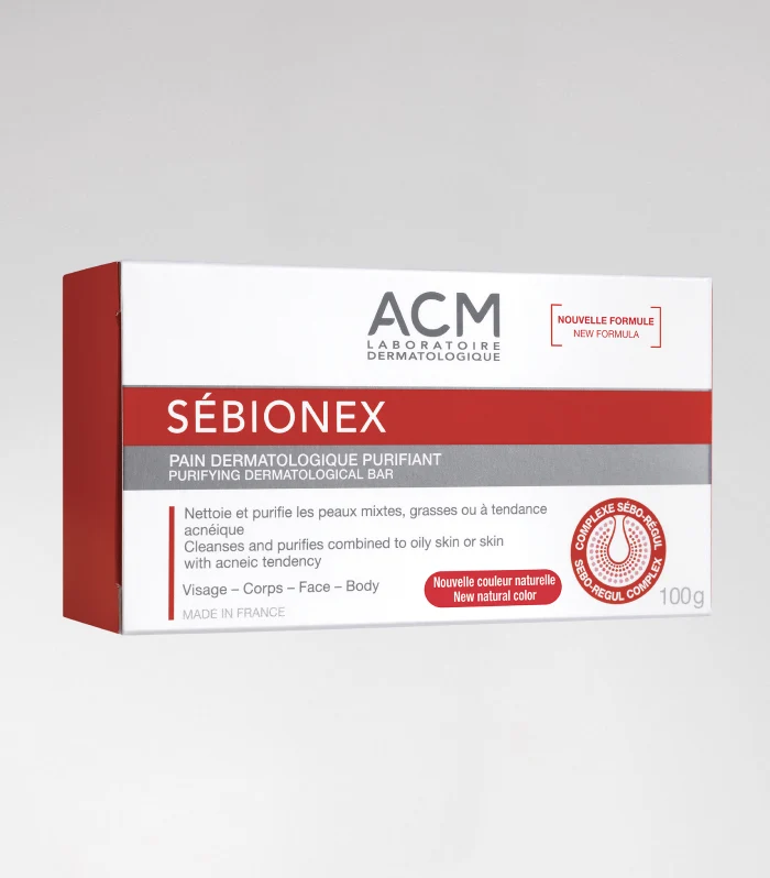 قطعة تنظيف للبشرة الدهنية سيبيونكس ACM Sébionex - Teens with acne-prone skin Purifying dermatological bar