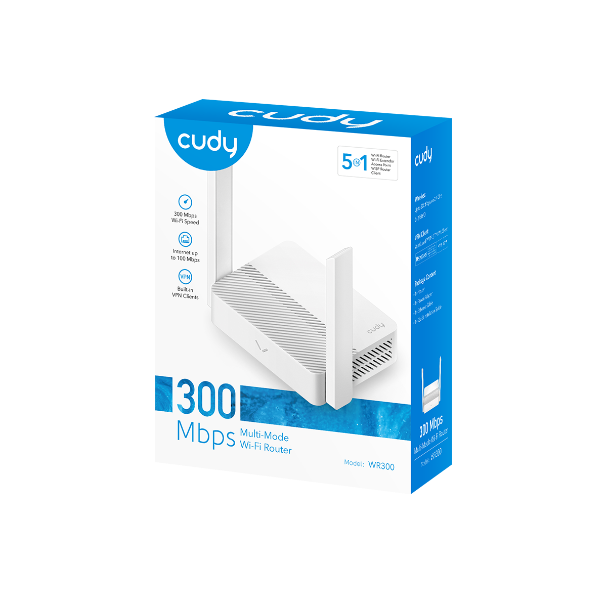 Cudy WR300 300Mbps Multi-Mode Wi-Fi Router