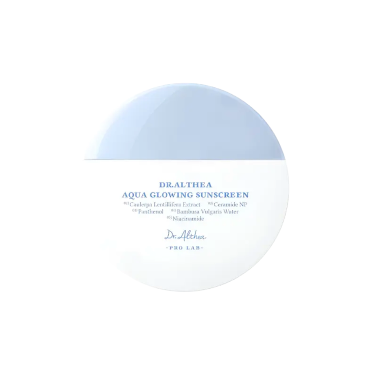 Dr. Althea Aqua Glowing Sunscreen SPF50+ PA++++ -45ml | دكتور الثيا واقي شمسي غلوينغ اكوا - 45 مل
