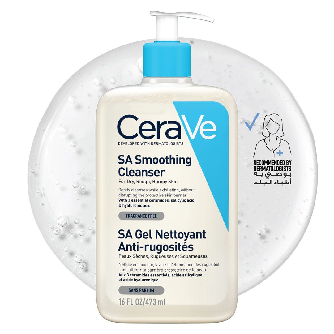 سيرافي غسول سالسيلك اسيد مع هيالورينك اسيد 473 مل Cerave Salicylic Acid wash with Hyaluric Acid 473 ml