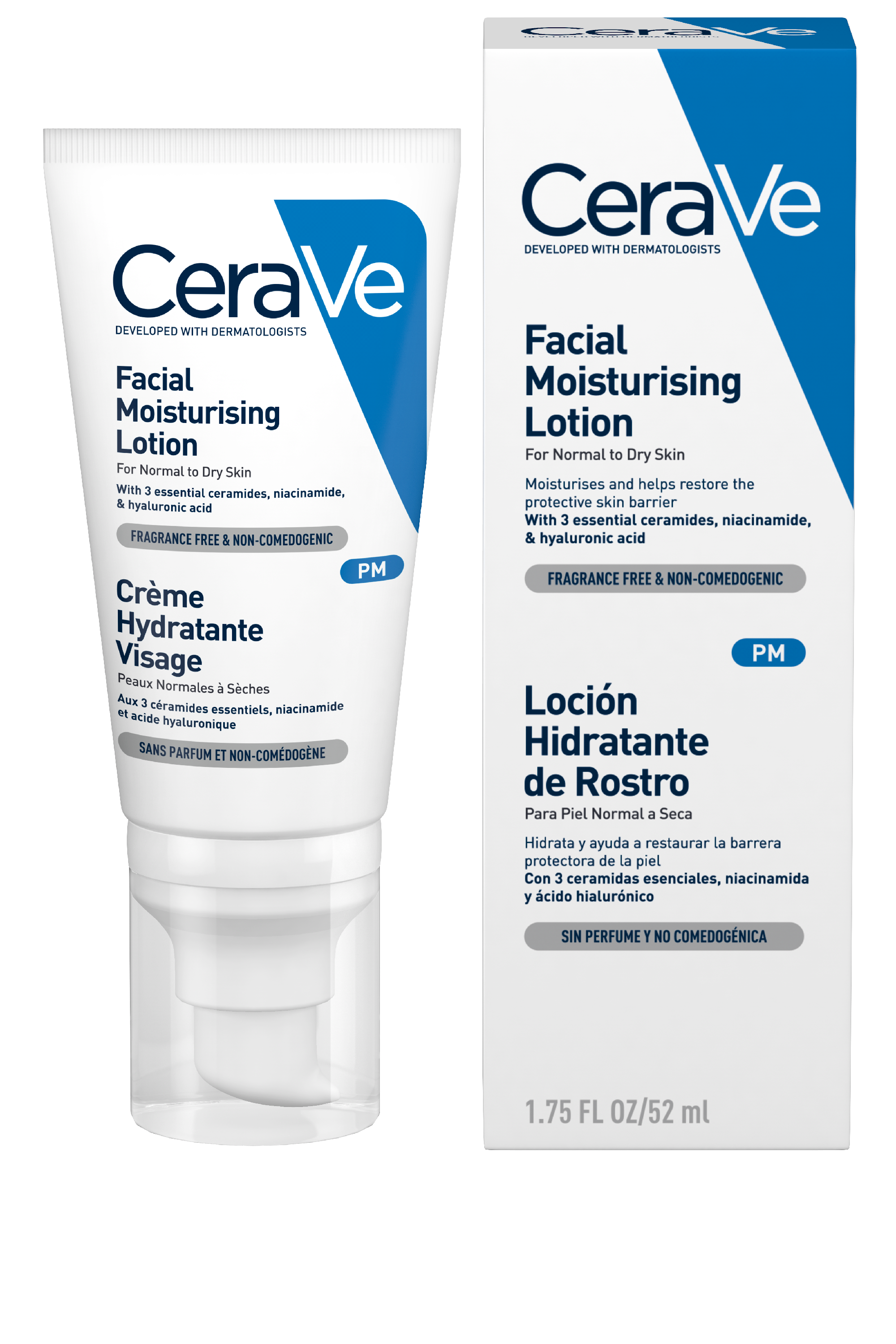 CeraVe PM Facial Moisturising Lotion 52ml سيرافي مرطب ليلي